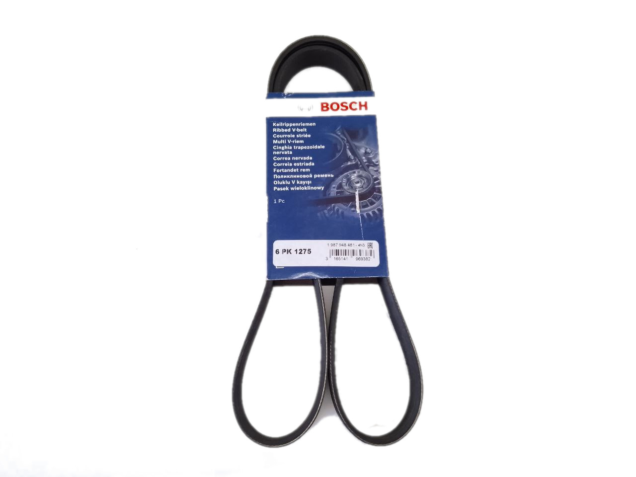 Ремень 6PK 1275 привода агрегатов УАЗ (дв.40904 БЕЗ кондиц.) BOSCH